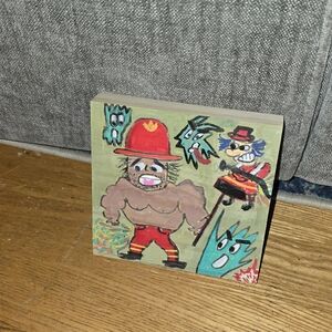 Colorful Cartoon Art Block